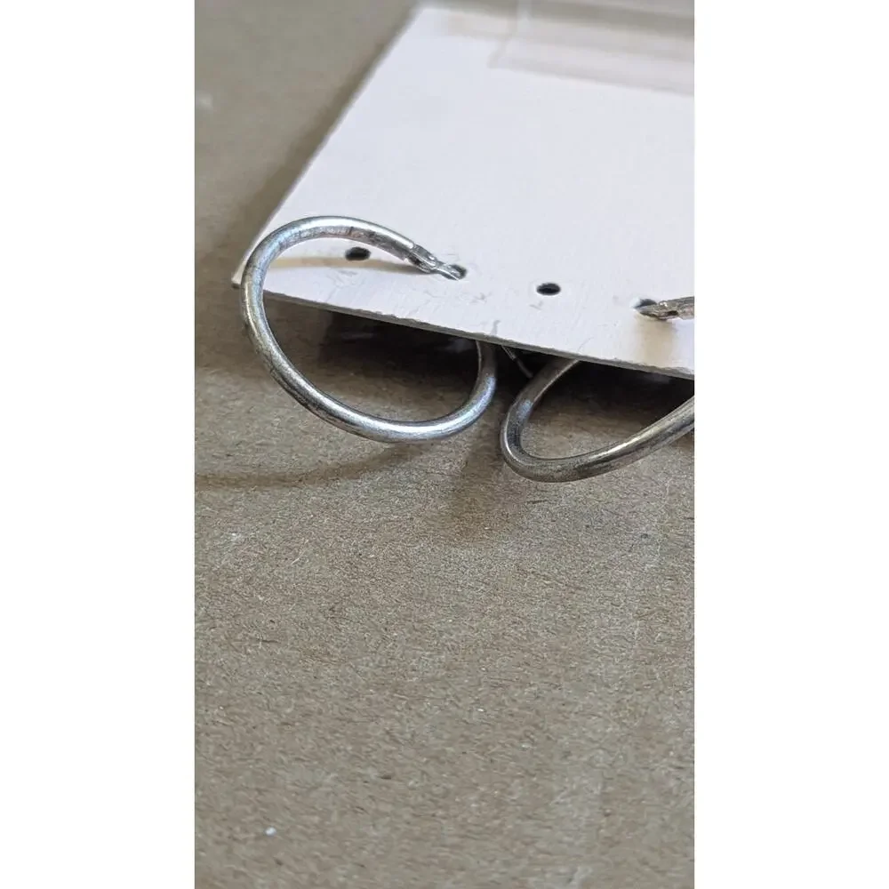Mia Fiore 925 Sterling Silver Hoop Earrings